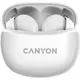 Canyon TWS-5 bluetooth headset, type-C, white ( CNS-TWS5W )