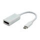 Pretvornik USB/video, DP Alt Mode, USB C moški - DisplayPort ženski, bel, 4K2K@30Hz 65507, RAZPRODAJ
