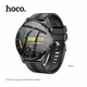 HOCO. pametni sat Y9 (1.36 zaslon, Bluetooth, IP68), crni
