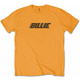 Billie Eilish Unisex majica Racer Logo & Blohsh Orange M
