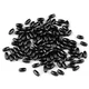 Plastične voščene kroglice / biseri Glance rice 3x6 mm - črne (10 g)