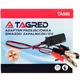 Adapter za baterijo – vtičnica za avtomobilski vžigalnik s krokodilskimi sponkami, 12 V adapter TA566