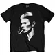 David Bowie Majica Smoke Unisex Black L