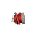 PCE Kotna vtičnica 63A 5P 400V /100x112/ rdeča IP67 POWER TWIST 435-6