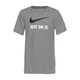 Majica za dječake Nike B NSW Tee Just Do It Swoosh - dk grey heather