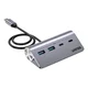Unitek Vmesniški hub UNITEK H1337AGY01 USB 3.2 Gen 1 Type-C, 5000 Mbit/s, siv