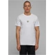 Mens T-shirt Herren Skull Bear - white