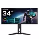 34 240Hz WQHD 3440x1440 OLED, KVM, 1800R Curvature, VESA DisplayHDR True Black 400, ClearMR 13000, AMD FreeSync Premium Pro