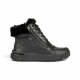 GEOX za ženske. D26QSA 00046 Usnjeni gležnjarji Dalyla B Abx black (35), Črna, Ravna stran, 1 do 3 cm, Zip, Priložnostno
