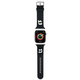Karl Lagerfeld KLAWLSLKCNK Apple Watch Strap 42/44/45/49mm black 3D Rubber KarlChoupette Heads (KLAWLSLKCNK)