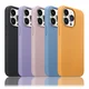 Maska za iPhone 16 Pro Beautiful Shine Leather pink