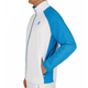 Dječački sportski pulover Prince JR Warmup Jacket - white/blue