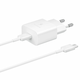 Samsung Samsung USB Type C 15W PD AFC omrežni polnilec + kabel USB Type C, bela (EP-T1510XWEGEU)