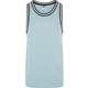 Mens Fishnet Tank Top - Blue