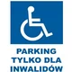 shumee Parkirni znak ZI-41 samo ZA invalide