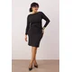 Trendyol Curve Ženska haljina Tbbaw26Ah00092, Crna