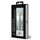 Gembird cc-usb2s-am8pm-1.5m-w Premium silicon 8-pin cable charging and data cable, 1.5 m, white