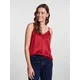 Pieces Pižama 17142952 Rdeča Regular Fit