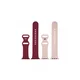 JUST IN CASE Set dve narukvice za Apple Watch, 42-45mm, Crvena i roze