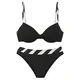 FRENCH CONNECTION Bikini črna/bela