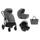 KikkaBoo Kolica Thea 3in1 set sa autosedištem I-Prime I-size i tvrdom korpom Grey ( KKB20135 SET )