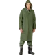 Dežni plašč s kapuco, zelen, XXL