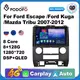 Podofo 2din Car Android CarPlay Radio Multimedia Player For Ford Escape Kuga Mazda Tribute Autoradio AI Voice GPS Navi 4G WiFi