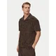 JOOP! Jeans Srajca Moana 30101962 Temno rjava Regular Fit