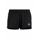 Kratke hlače za trening adidas Performance Pacer za žene, boja: crna, s tiskom, srednje visoki struk