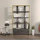 Conceptum Hypnose Polica 93,6x160x31,5cm Crno-Mermer