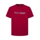 Pepe Jeans za moške. PM509649 Somers majica bordo barve (L), Priložnostno, Maroon, Kratek rokav, Organski bombaž, Trajnostni