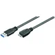 Microconnect USB3.0AB2MICRO 2m USB A Micro-USB B Black USB cable