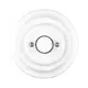 Bohemia-Design - Porcelanast retro vrtljiv zatemnjevalnik z okvirjem 250V/10A, bel