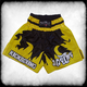 Muay Thai hlačice Black Yellow