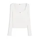 Tommy Jeans Pulover bela