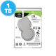 Seagate BarraCuda - HDD 2.5 1TB (5400RPM, predpomnilnik 128MB, SATA3) - ST1000LM048