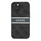 Maska Guess 4G Stripe za iPhone 13 (6.1) siva.