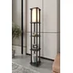 Opviq Podna lampa Estantes Square, 150 cm, Crna