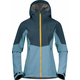 Bergans Senja Hybrid Softshell W Jacket Smoke Blue/Orion Blue/Light Golden Yellow S