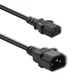 Podaljševalni kabel Qoltec IEC C13/C14 | 3x1,00 mm2 | 3 m