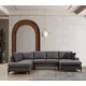 Atelier del Sofa Ugaona garnitura Antracit