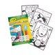 Crayola Knjiga za barvanje po številkah s 6 flomastri, za starost 3+