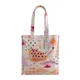 Cath Kidston Nakupovalna torba ecru/sivka/svetlo oranžna/črna