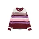 VERO MODA Pulover VMPLAZA večbarvno lila / rosé / temno rdeča / bela