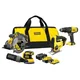 Stanley SET 4 ELEKTRIČNIH ORODJ 18V V20 1*2.0AH 1*4.0AH