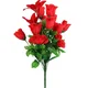 shumee Rdeč umetni cvetlični šopek Living Beauty - vrtnica in lilija, 54 cm