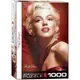 Eurographics - Puzzle Marilyn Monroe - crveni portret - 1 000 dijelova