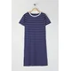 Trendyol Curve Navy Blue Single Jersey Knit Plus Size Dress