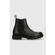 Kožne cipele Calvin Klein CHELSEA BOOT za muškarce, boja: crna, HM0HM01229