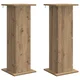 Stalak za biljke 2 pcs Hrast artisan 30,5 x 30 x 80,5 cm